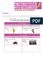 Clasificación-del-Sustantivo - Lenguaje