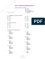 3 - Exercícios - Potenciação de Números Naturais.doc