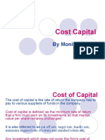 Cost Capital: by Monika Verma