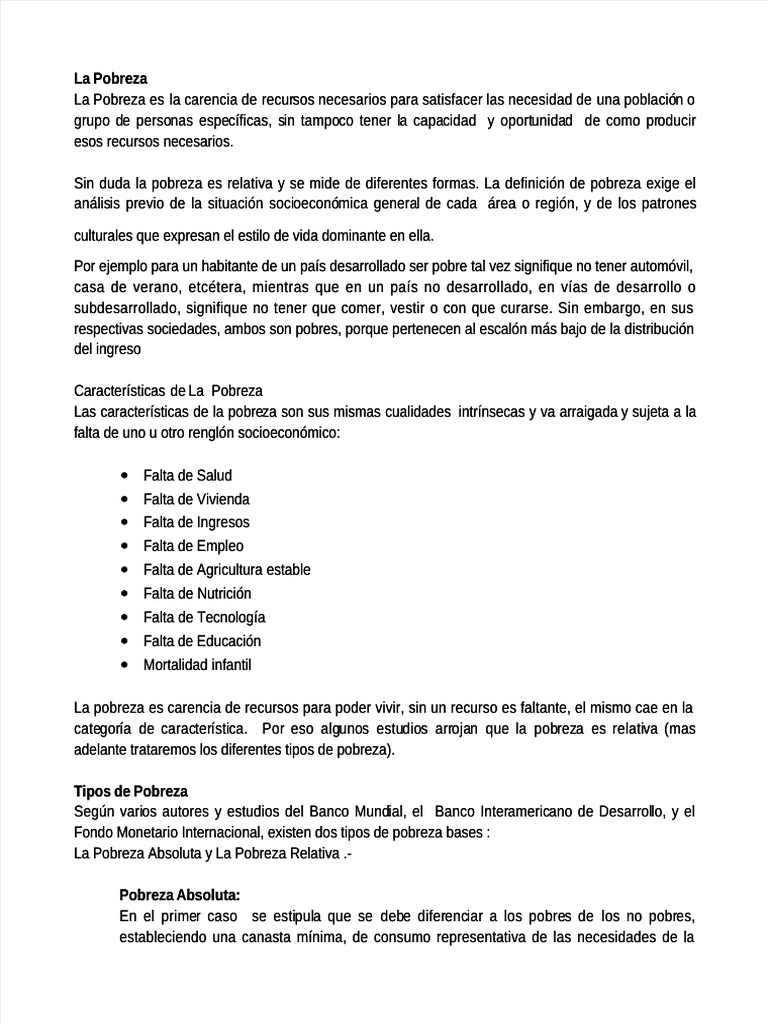 Pobreza y Desigualdad en Guatemala | PDF | Prostitución | Pobreza