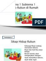 Subtema 1 (Hidup Rukun Di Rumah)