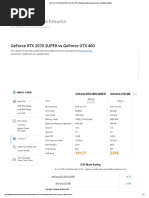 GeForce RTX 2070 SUPER Vs GeForce GTX 460 (Videocardbenchmark - Net) by PassMark Software PDF