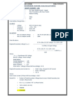 Transformer Sizing Calculations