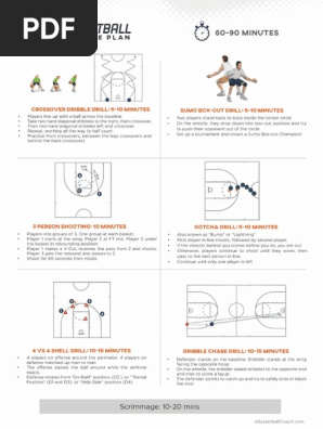 60-90 Minutes Basketball Practice Plan