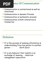 Communication CH 1