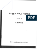 Target Your Maths Year 5 - Answers Book