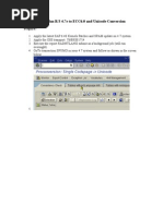 Upgrade-To ECC60-Unicode-Conversion