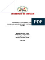 International Negotiation Essay: Commercial Conflict Between China and The United States