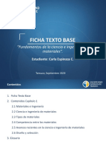 Ficha Texto Base: "Fundamentos de La Ciencia e Ingeniería de Materiales"