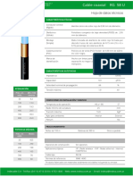 Cable Coaxial RG 58 U: Hoja de Datos Técnicos