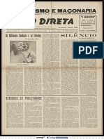Ação Direta, 1954, Novembro e Dezembro. Ano VI, Nº 096 - Há Um Texto Sobre A Obra Análise Dialética Do Marxismo Do Mário Ferreira Dos Santos.