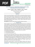 Easy Approach to a Responsive Website Design Using Artisteer Application Software