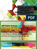 Arta 111 - Art and Artisan, Production Process, Medium, Technique, Curation, Unitas