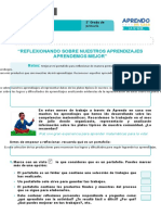 Ficha de Autoaprendizaje Matemática - Sesion Evaluación Tercer Grado