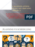 Resource Based Planning and Scheduling of
