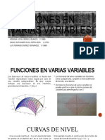 Funciones en Varias Variables