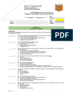 Far Eastern University Intermediate Accounting 1 MCQ Practice Test