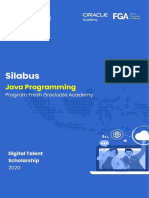 Silabus JAVA PROGRAMMING FGA