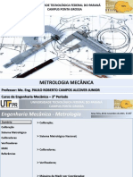 Aula 08 - Metrologia Mecanica