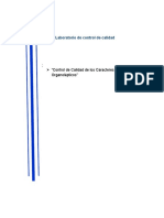 Control de Calidad de Los Caracteres Organolipepticos