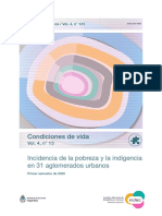 Incidencia de La Pobreza y La Indigencia Argentina✅  (INDEC ) 1 semestre 2020