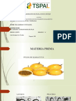 Elaboracion de Pulpa, Nectar y Jugo