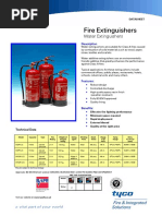 Fire Extinguisher Datasheets PDF