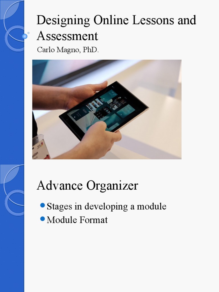Developing Online Lesson Andf Assessent | PDF | Instructional Design ...