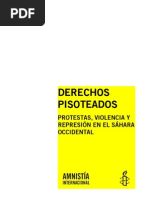 Informe Amnistía Internacional
