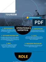 INTRODUCTION To RECREATIONAL TOURISM