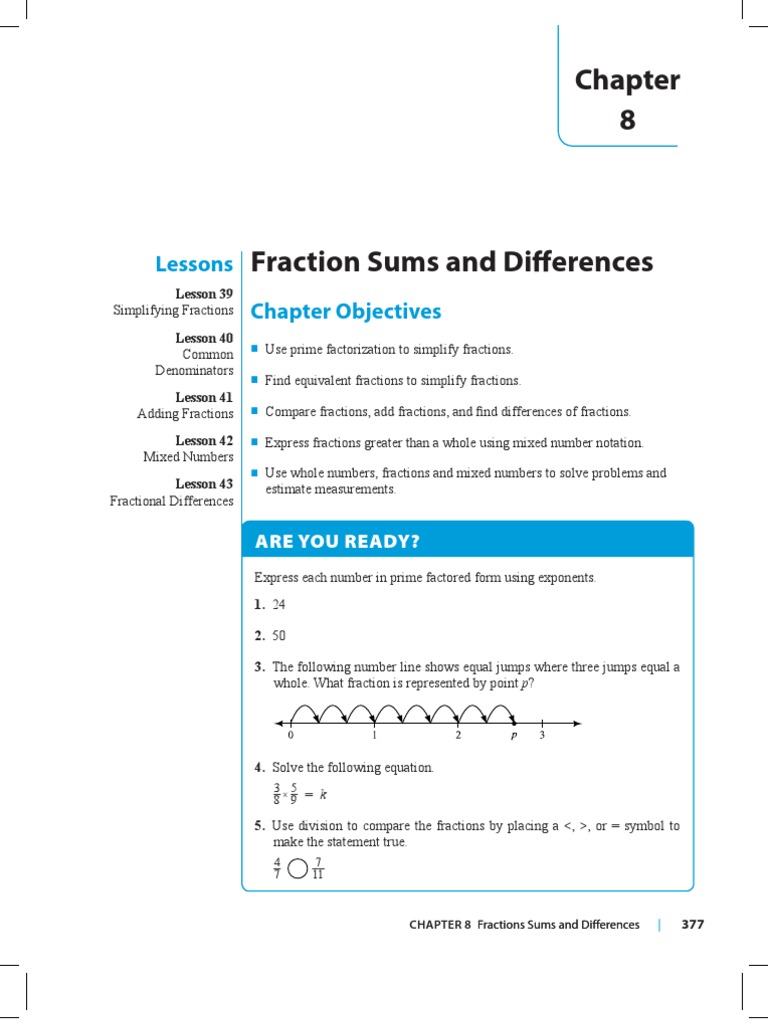 Chapter 8 Student Textbook | PDF | Fraction (Mathematics) | Multiplication