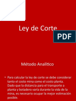 Ley de Corte