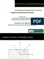 Chapter 2 Macromechanical Analysis of A Lamina: Angle Lamina Stress-Strain