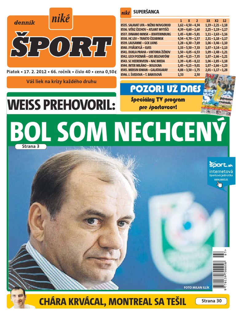 Weiss Prehovoril:: Bol Som Nechcený | PDF, image size:768x1024