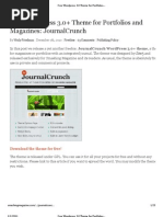 Download Free Wordpress 30 Theme for Portfolios and Magazines_ JournalCrunch - Smashing Magazine by chaliyans SN47822148 doc pdf