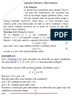 Diferenças entre Equações Lineares e Não Lineares