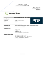 Hydrogen Preoxide SDS PDF