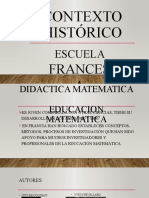 Contexto Histórico ESCUELA FRANCESA