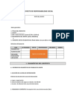 Estructura Del Proyecto de Responsabilidad Social