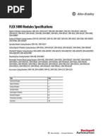 FLEX 5000 Modules Specifications PDF