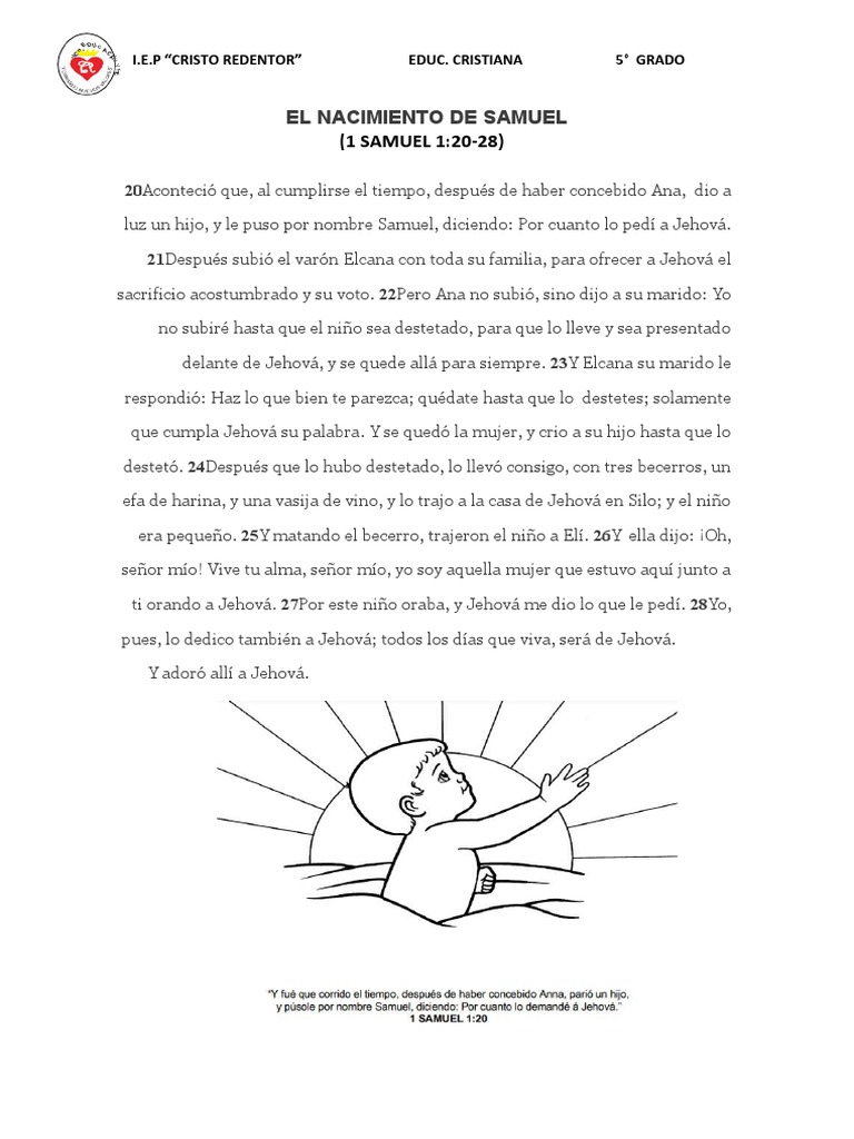 El Nacimiento De Samuel Pdf