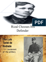 Rizal's Defender Don Luis Taviel de Andrade