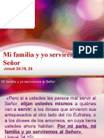 Mi Familia y Yo Serviremos Al Señor