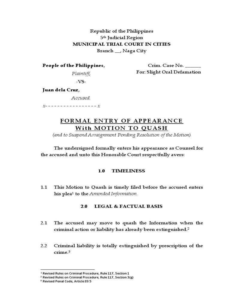 Municipal Trial Court in Cities Plaintiff PDF Statute Of