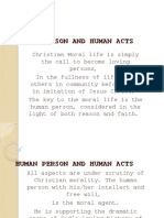 Human Person and Human Acts