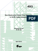 Non-Destructive Water-Tree Detection in XLPE Cable Insulation