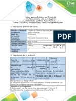 Guía de actividades y rúbrica de evaluación - Tarea 2 - Logros, competencias y habilidades para el perfil.doc