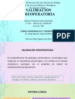 Valoración Preoperatoria - DR - Tapia