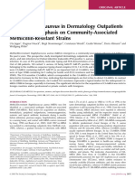 Staphylococcus Aureus in Dermatology Outpatients With Special Emphasis On Community-Associated Methicillin-Resistant Strains