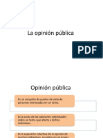 La opinión pública